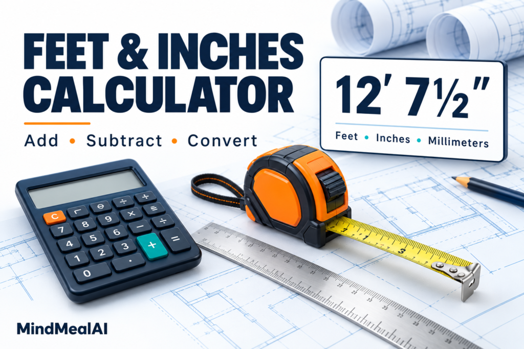 Feet and Inches Calculator
